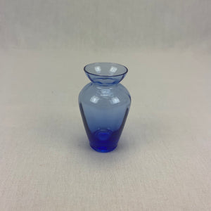 Lille blå glas vase